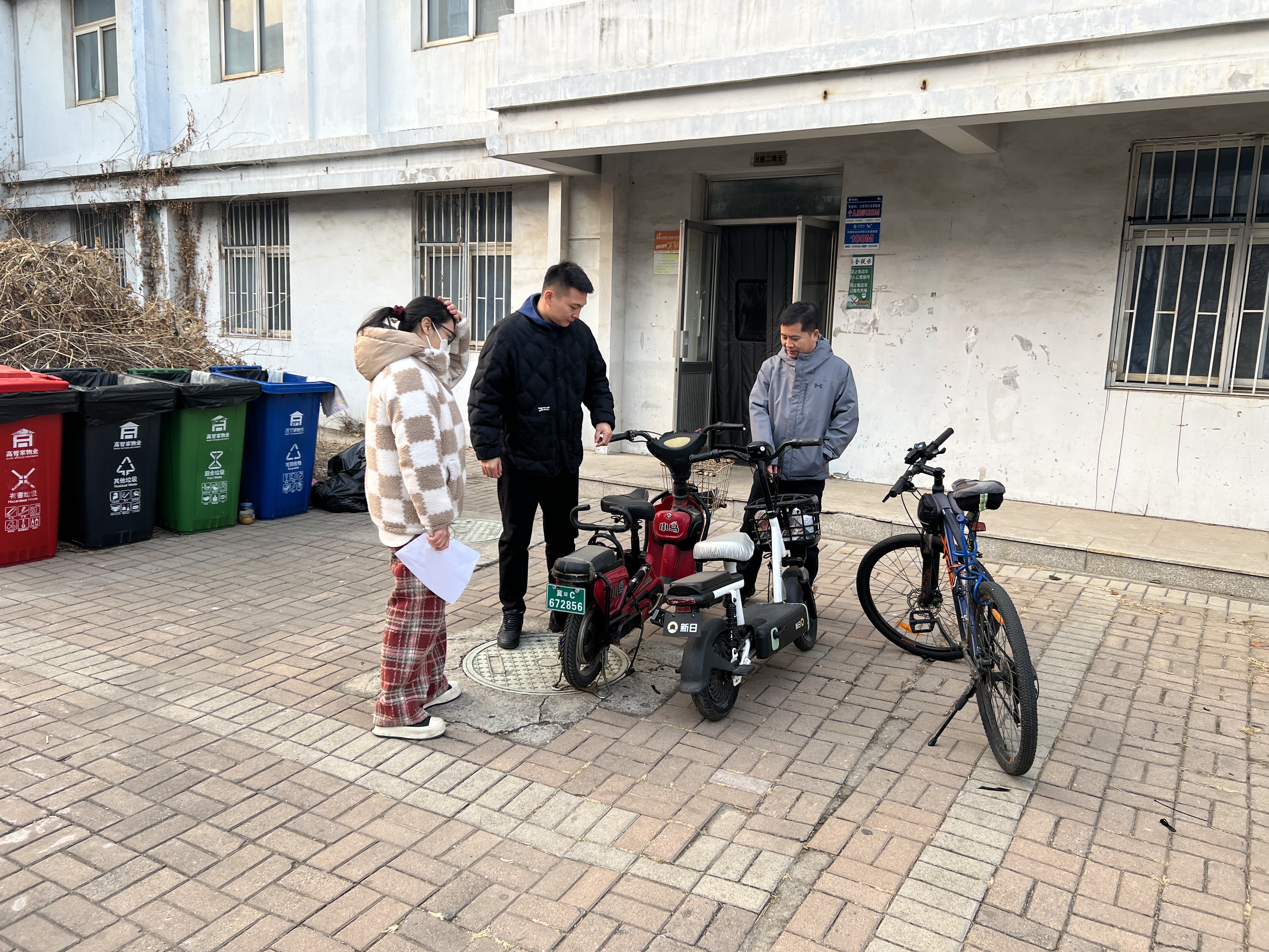 电动车停放专项检查
