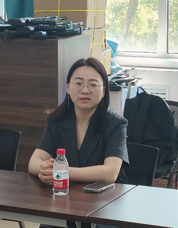 石油工程系教师韩东颖发言