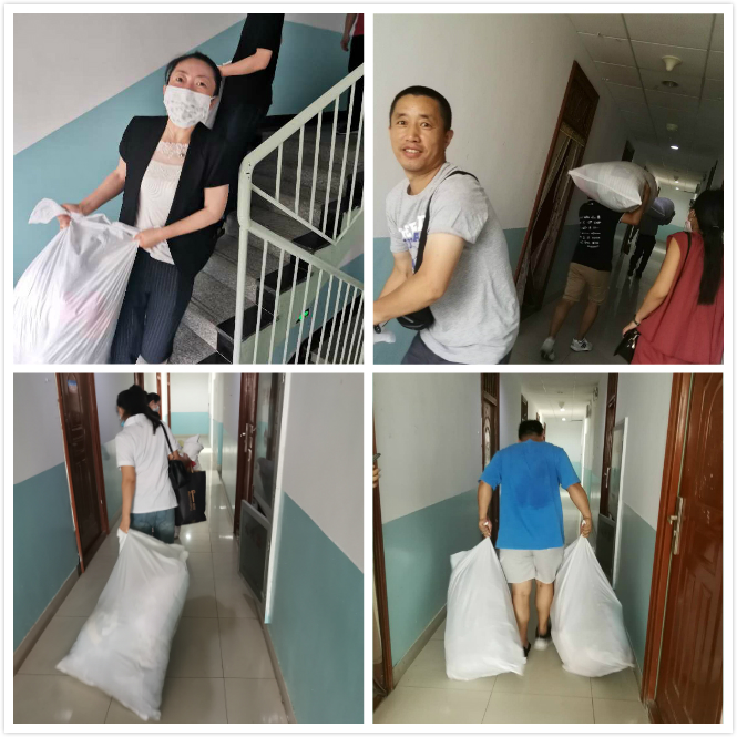老师们查找整理物品