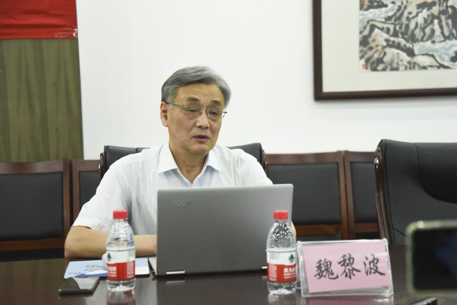 魏黎波教授线上讲授专题党课